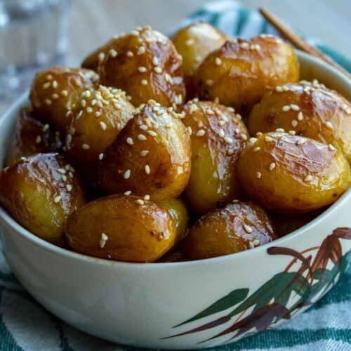 Gestoofde Aardappels (Gamja Jorim)