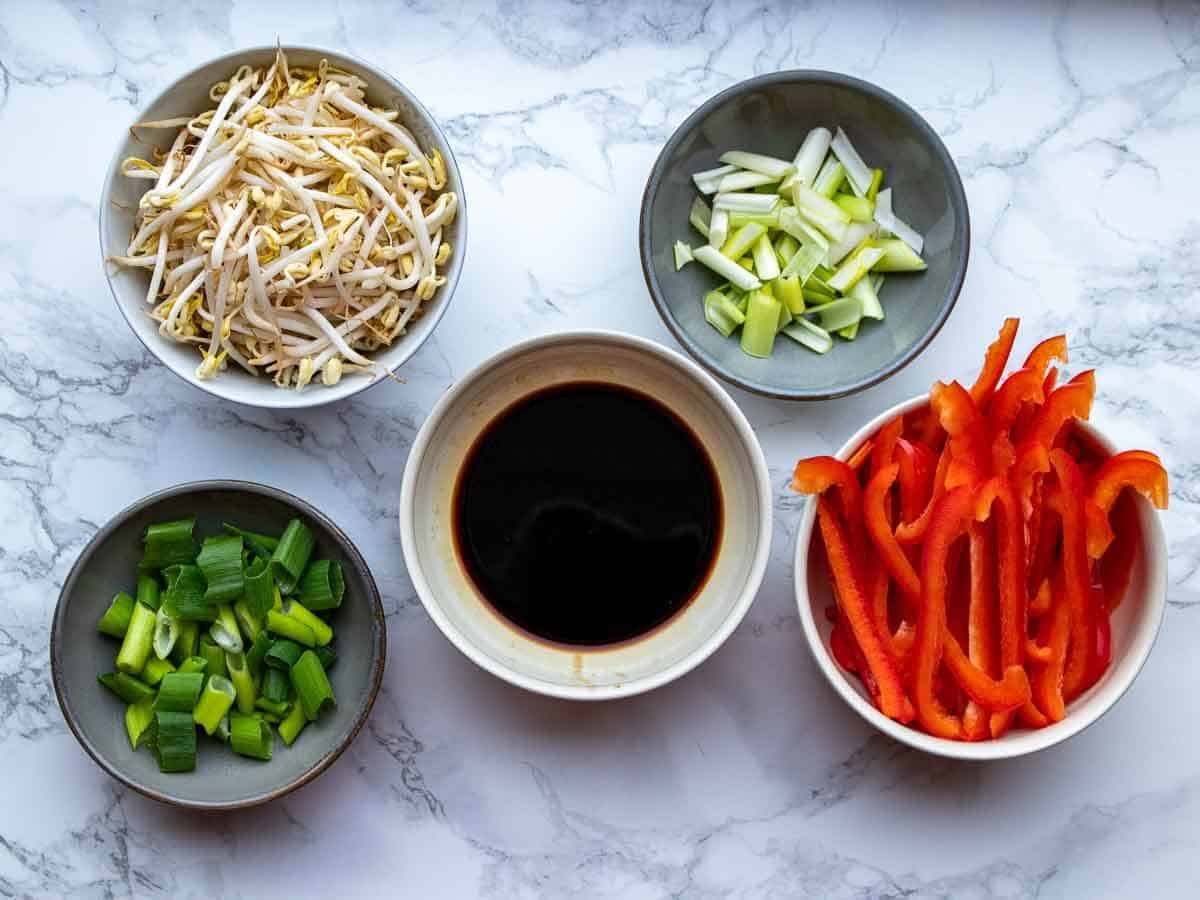 Chow Fun Noedels ingredienten