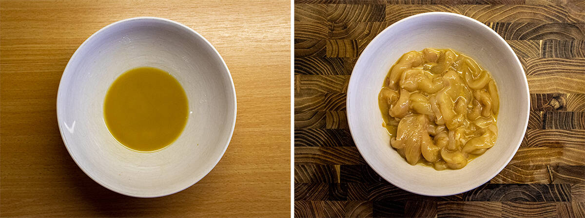 Chow Fun Kip marineren