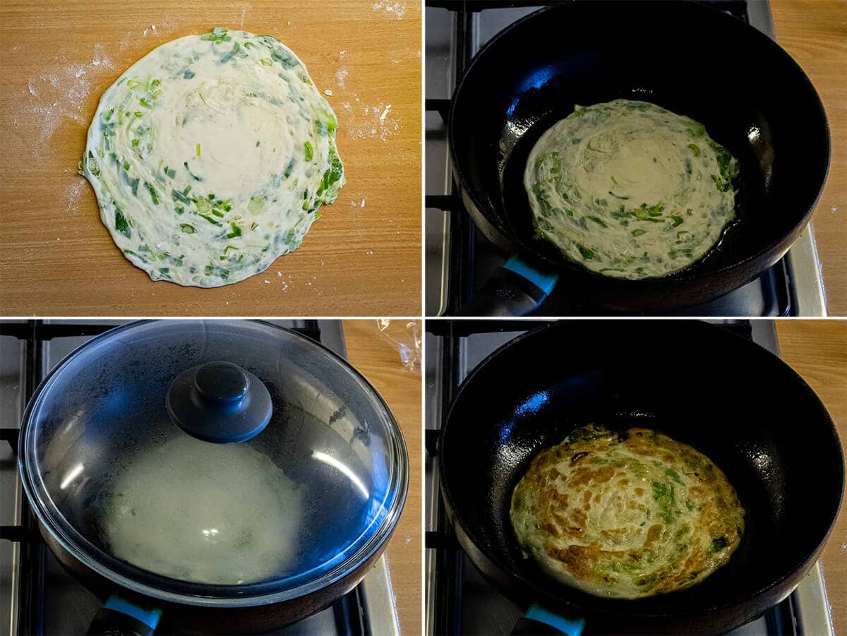 Lente-ui Pannenkoeken bakken