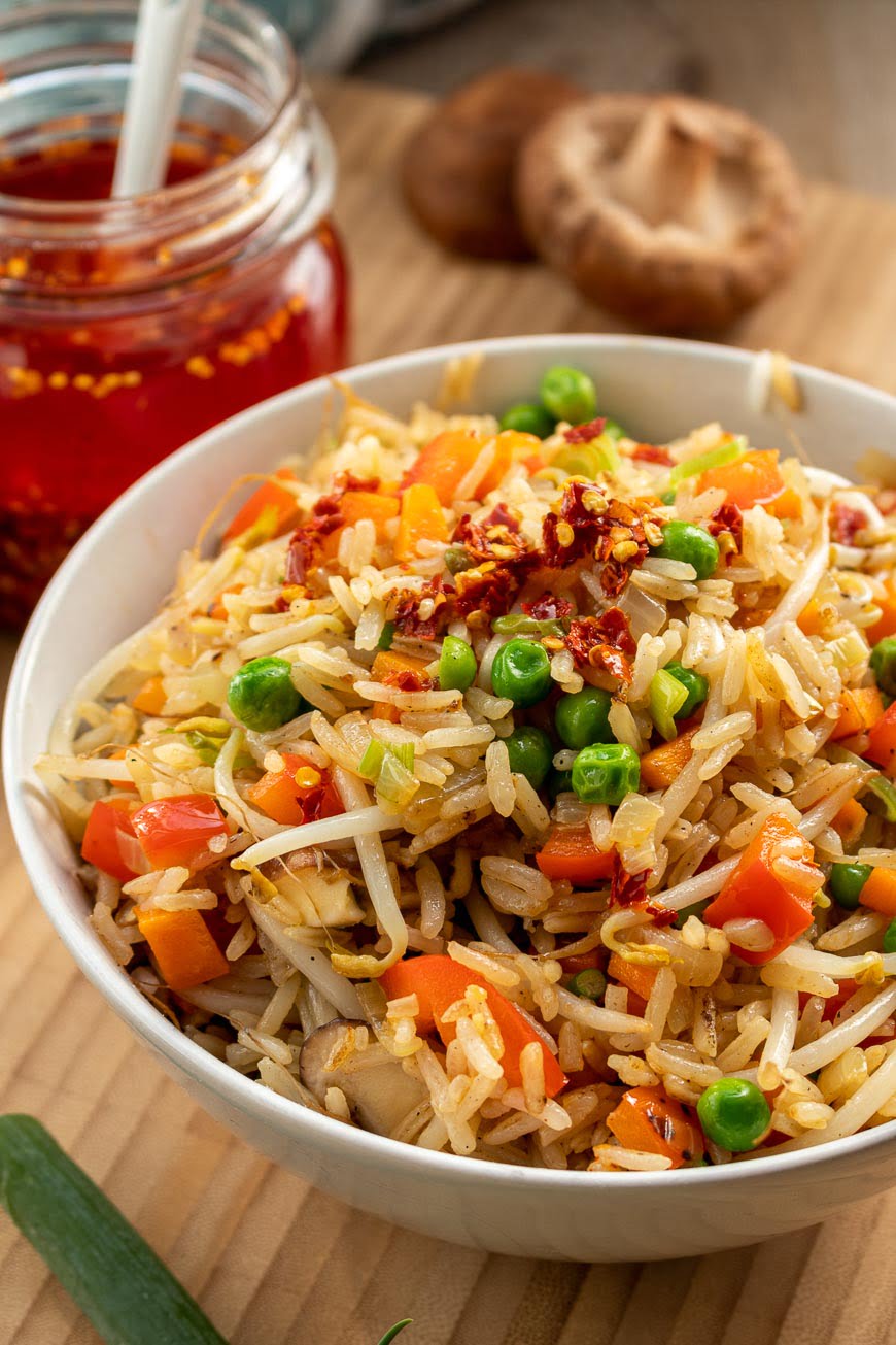 Gebakken Rijst met Groenten