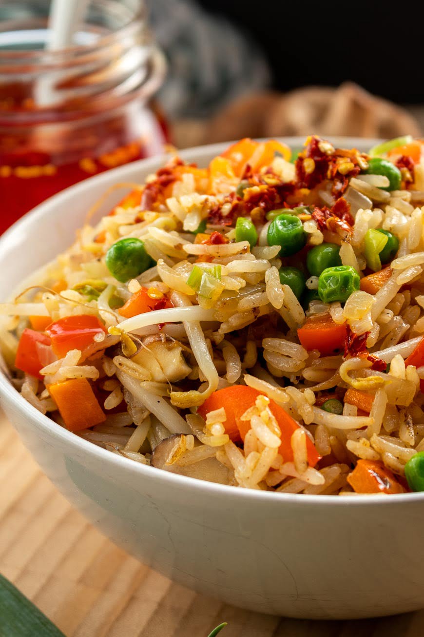 Gebakken Rijst met Groenten