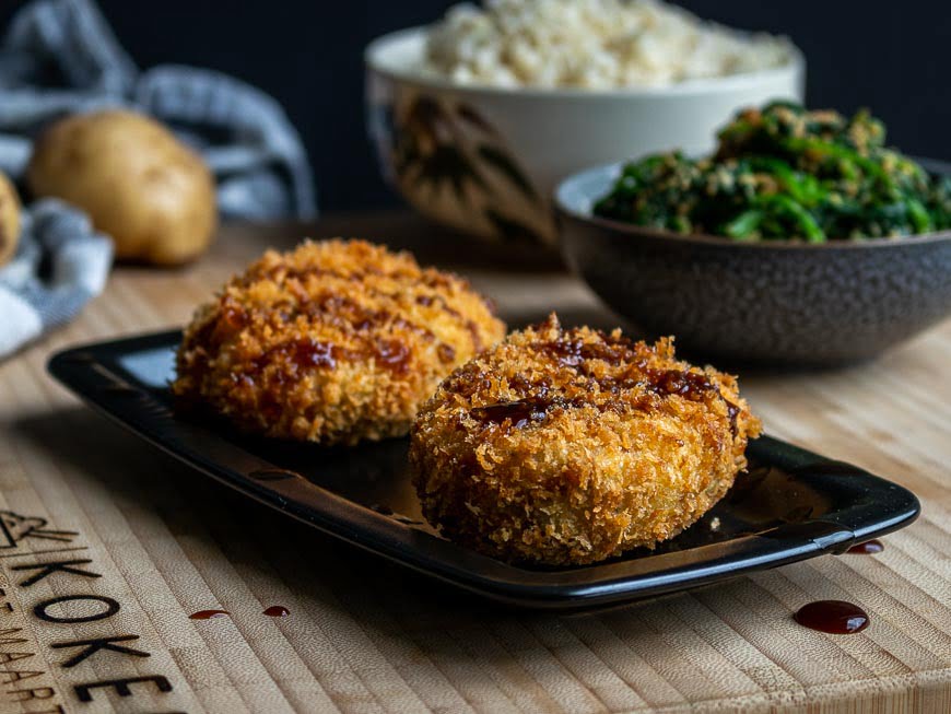 Japanse aardappelkroket Korokke