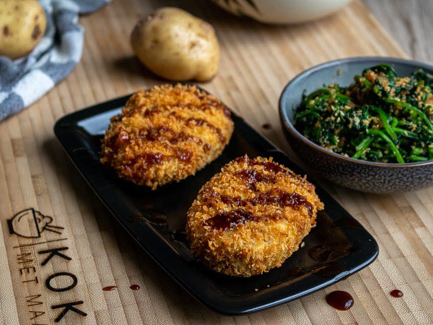 Japanse aardappelkroket Korokke