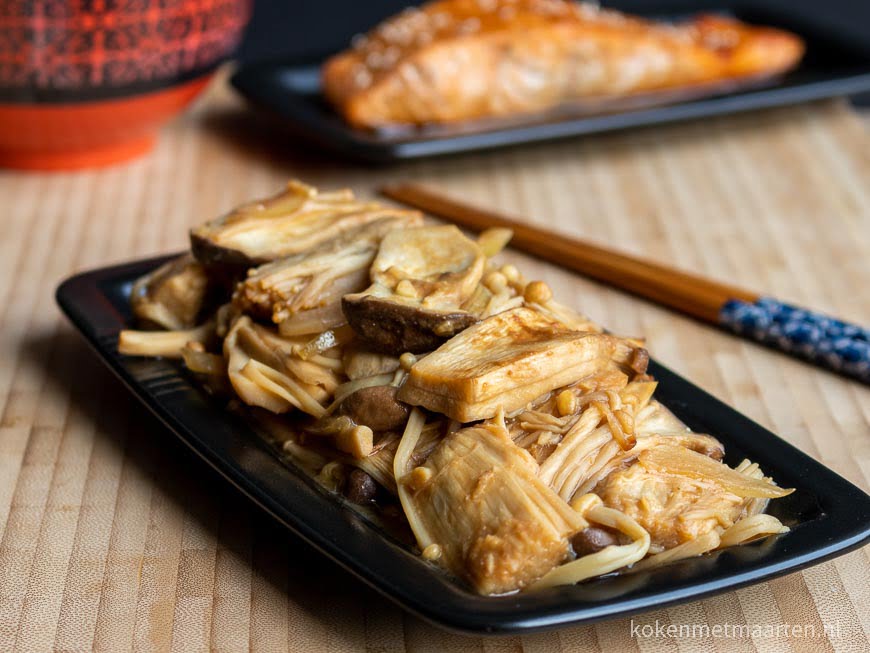 Miso Paddenstoelen uit de Oven